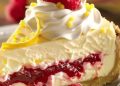 Käsekuchen mit Himbeeren der beste den ich in letzte Zeit gemacht habe