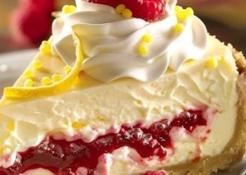 Käsekuchen mit Himbeeren der beste den ich in letzte Zeit gemacht habe