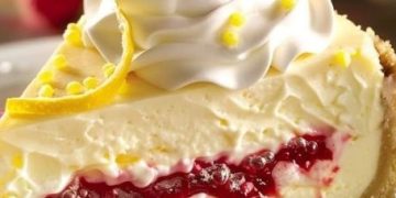 Käsekuchen mit Himbeeren der beste den ich in letzte Zeit gemacht habe