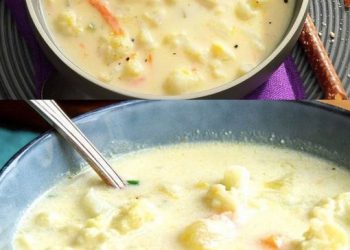 Cremige Blumenkohlsuppe, Boahh ist das lecker