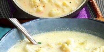 Cremige Blumenkohlsuppe, Boahh ist das lecker