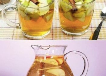 Apfelwasser mit Zimt und Zitrone zum Abnehmen