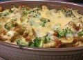  Gyrosauflauf mit Knoblauch und Sauce Hollandaise