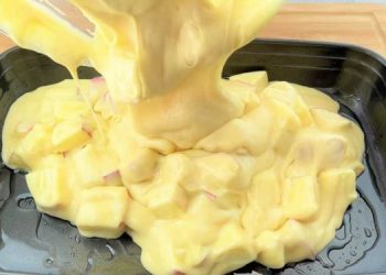 Apfel Schmandkuchen in 5 Minuten Zubereitet!