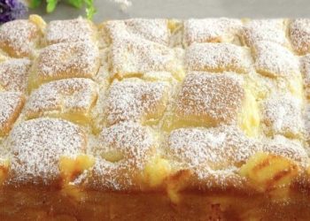 Du wirst nie einen anderen backen! – Apfelkuchen mit Vanillepudding