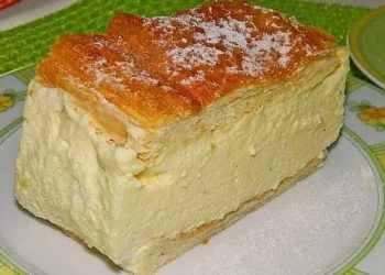 Cremeschnitte mit Topfenmousse