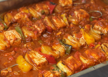 Fantastischer Schaschlik mit selbstgemachter Schaschliksoße