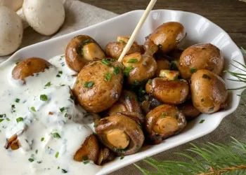 Knoblauch Champignons