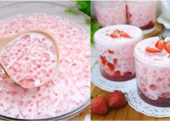 Erdbeer Dessert mit Joghurt in 2 Minuten fertig