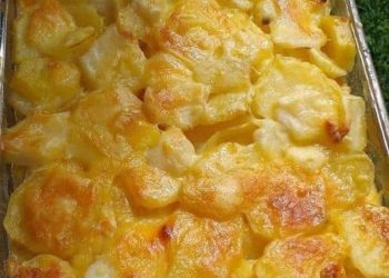 Überbackene Kartoffeln