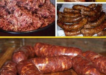 Wie macht man frische hausgemachte Chorizo ​​vom Land?