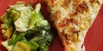 Bodenloser Zwiebelkuchen