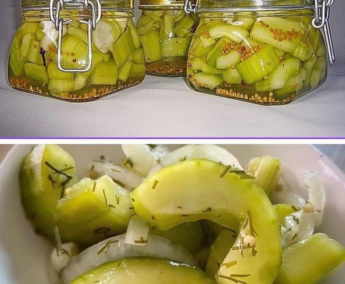 Senfgurken süß-sauer – Alte Oma Rezepte