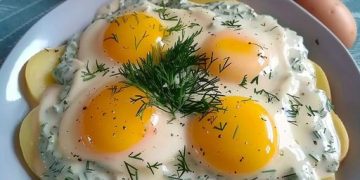  Eier In Dillsoße Mit Kartoffeln