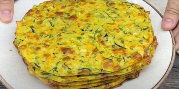 Gebackene Zucchini-Pizzen