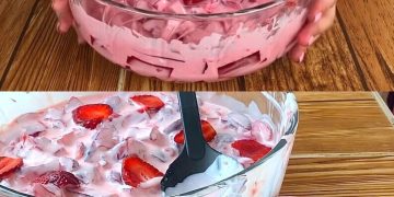 Erdbeer Dessert mit Joghurt in 2 Minuten fertig!!