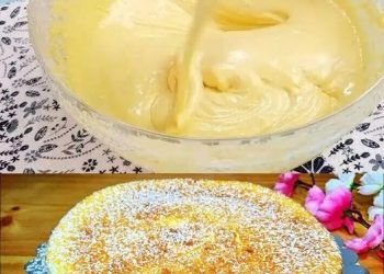 500g Joghurt mit Pudding und backe den Joghurtkuchen