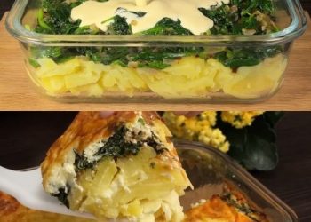 Auflauf mit Spinat und Kartoffeln: Ein von Spanien inspirierter Genuss