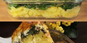 Auflauf mit Spinat und Kartoffeln: Ein von Spanien inspirierter Genuss