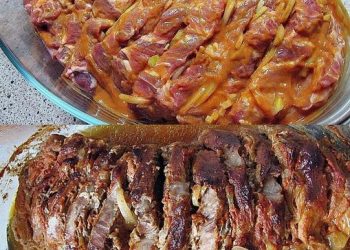 Räuberbraten, so zart dass man ihn mit der Zunge zerdrücken könnte 