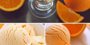 Einfach Der Kracher, Erfrischendes Orangeneis Ohne Eismaschine