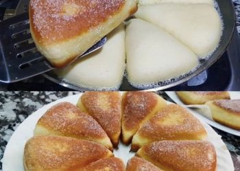 Quarkfächer mit Zimtzucker aus der Pfanne !