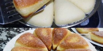 Quarkfächer mit Zimtzucker aus der Pfanne !