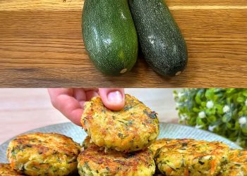 Knusprig goldene Zucchini-Kartoffel-Schmelzen