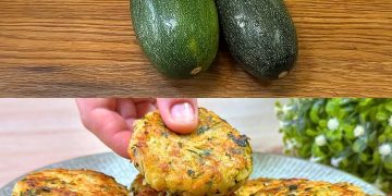 Knusprig goldene Zucchini-Kartoffel-Schmelzen
