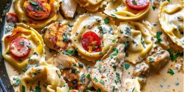 Abgefahren Lecker, Cremige Tortellini In Hähnchen Schmand 10 Minuten