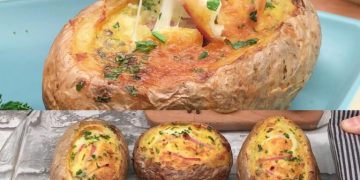 Kartoffelomelett mit Gewürzen