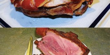 Gebratene Schweinshaxen, in 15 Minuten bei mir jedes Jahr ein Muss