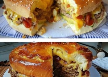 XXL Cheesburger Kuchen , Sowas Von Lecker