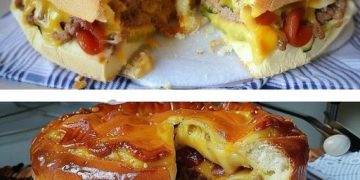 XXL Cheesburger Kuchen , Sowas Von Lecker