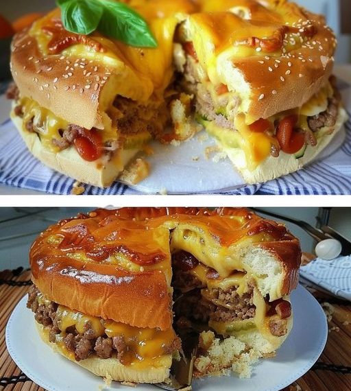 XXL Cheesburger Kuchen , Sowas Von Lecker