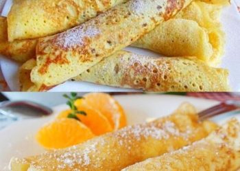 Ich backe sie jede Woche, 3 Minuten Ungarische Palatschinken mit 500 ml Milch