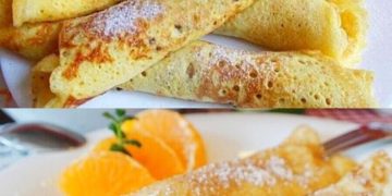 Ich backe sie jede Woche, 3 Minuten Ungarische Palatschinken mit 500 ml Milch