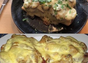 Jägertoast mit Käse, megalecker! 