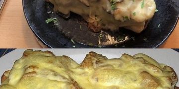 Jägertoast mit Käse, megalecker! 
