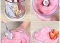 Erdbeercreme in Sekundenschnelle zubereitet nur