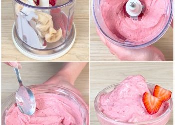 Erdbeercreme in Sekundenschnelle zubereitet nur