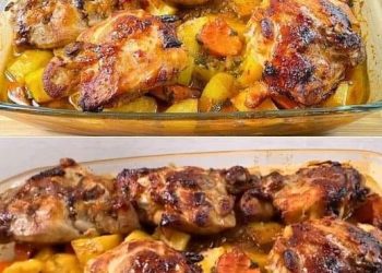 Hähnchenschenkel und Kartoffeln – ein köstliches Gericht