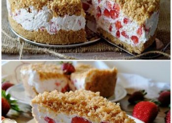 Erdbeerkuchen ohne Backen mit Mascarpone