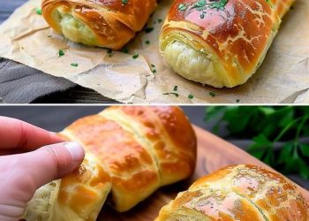 Rollen Sie Den Teig So Auf Und Formen Sie Die Röllchen! Sie Sind Perfekt Für Eine Leckere Vorspeise