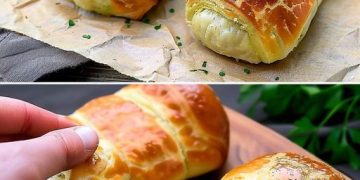 Rollen Sie Den Teig So Auf Und Formen Sie Die Röllchen! Sie Sind Perfekt Für Eine Leckere Vorspeise