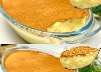 Zitronen-Vanille-Wolkenpudding