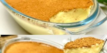 Zitronen-Vanille-Wolkenpudding