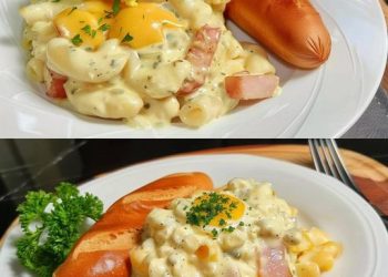 Kartoffelsalat und Würstchen