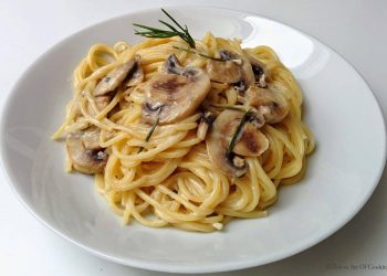 Champignons Spaghetti Aus Der Pfanne