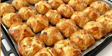 Es ist sooo lecker, Du wirst es leiben Blätterteig Käseschnecken